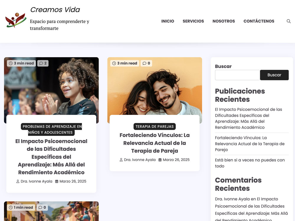 Creamos Vida Instagram