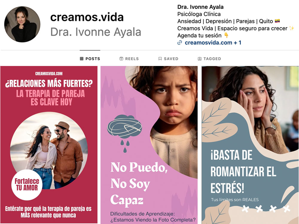 Creamos Vida Instagram